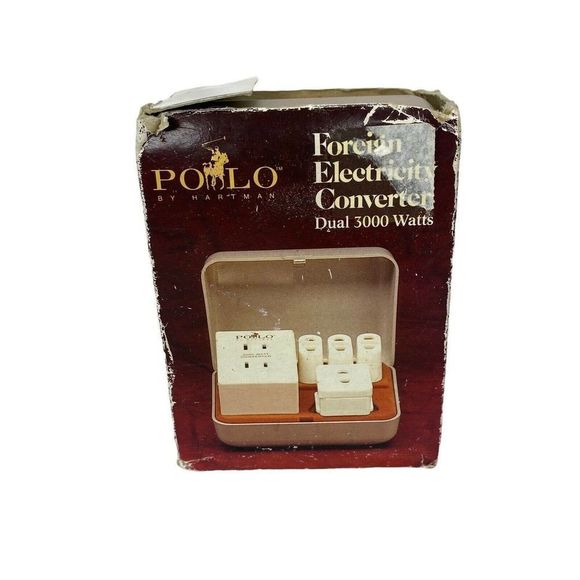 Polo By Hartman Foreign Electricity Converter Dual 3000 Watts Complete In Box RL - Picture 2 of 9